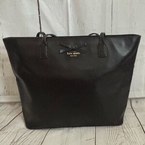 Kate Spade Sawyer Street Black Leather Tote